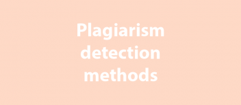 Plagiarism detection methods