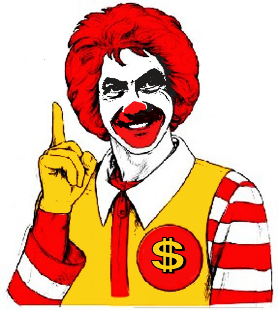 Ronald McDonald detournement