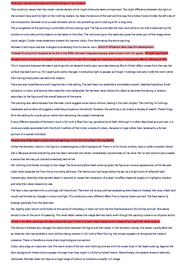 Plagiarism checker and AI detector report - page 5 (second page of the essay)